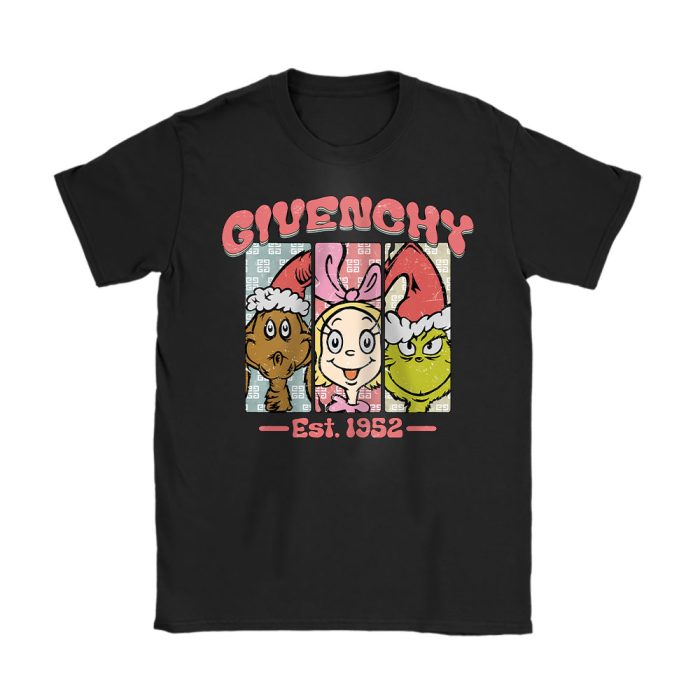 Whoville Christmas Santa Universal Grinchy Boujee Givenchy Unisex T-Shirt Cotton Tee TAT22221