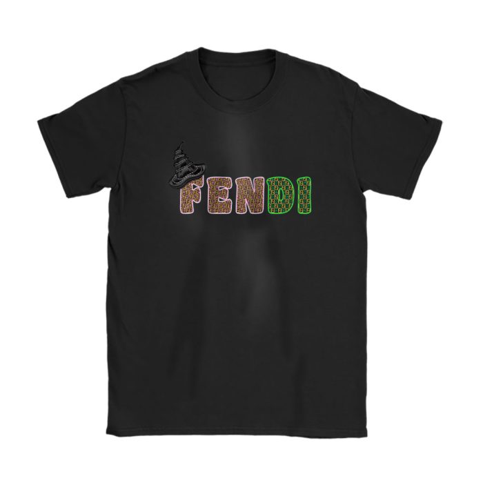 Wicked Glitter Colorful Broomstick Magic Wand Fendi Unisex T-Shirt Cotton Tee TAT22227