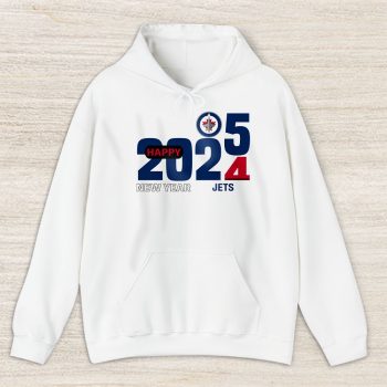 Winnipeg Jets Happy New Year NHL Gift For Fan Hello 2025 Unisex Hoodie TAH22351