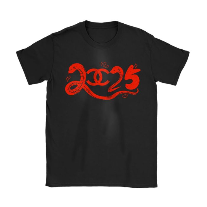 Year Of The Snake Happy Chinese New Year Chanel Unisex T-Shirt Cotton Tee TAT22240