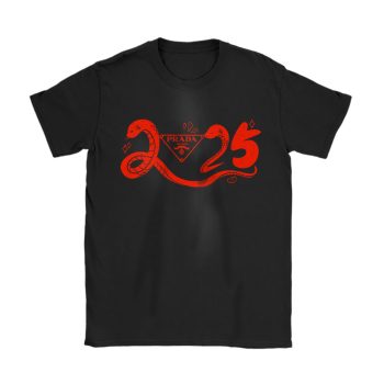 Year Of The Snake Happy Chinese New Year Prada Unisex T-Shirt Cotton Tee TAT22248