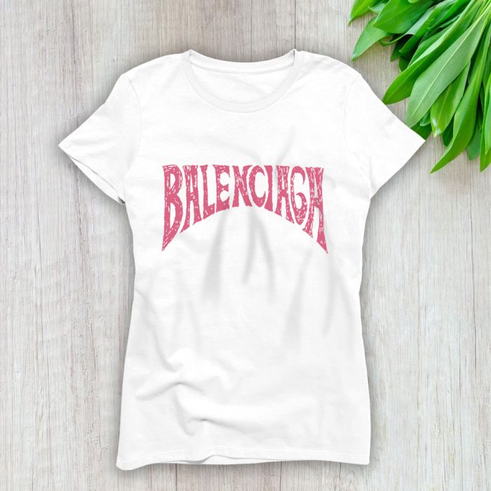 Balenciaga Logo Balenciaga Lady T-Shirt Women Cotton Tee LAL23294