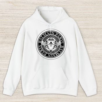 Balmain Flocked Coin Balmain Unisex Hoodie TAH24318
