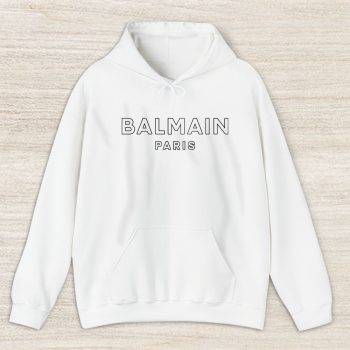 Balmain Logo Printed Balmain Unisex Hoodie TAH24321