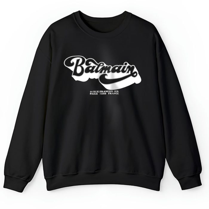 Balmain Logo Printed Balmain Unisex Sweatshirt TAS24322