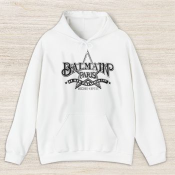 Basic Balmain Logo Star Balmain Unisex Hoodie TAH24316