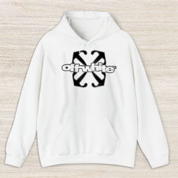 Black Flock Arrow Offwhite Unisex Hoodie TAH24317