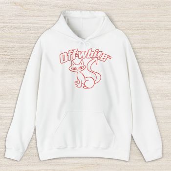 Cat Logo Offwhite Unisex Hoodie TAH24326