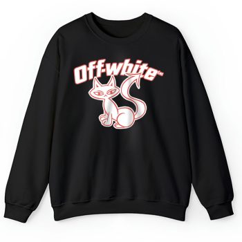 Cat Logo Offwhite Unisex Sweatshirt TAS24326