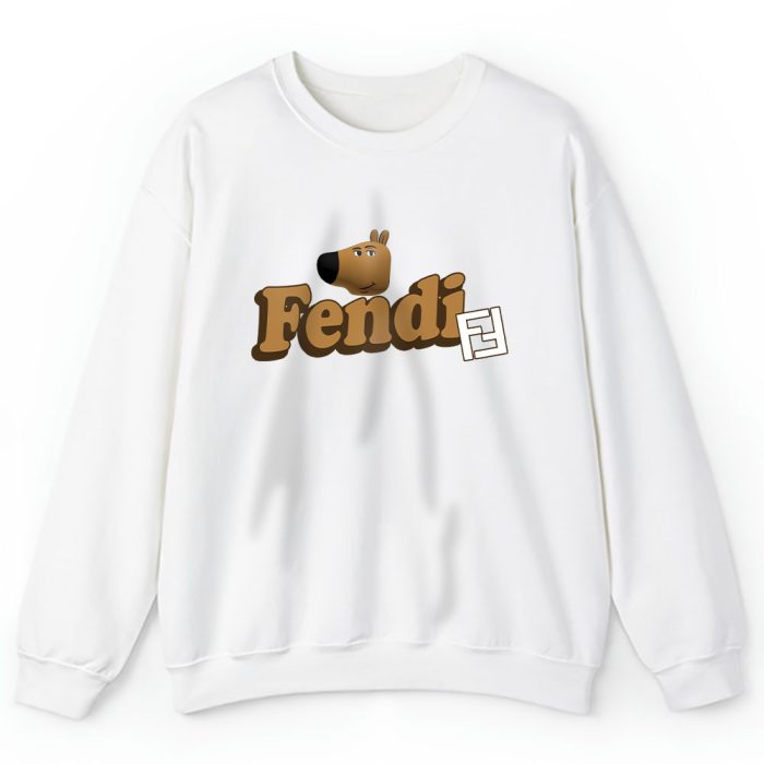 Chill Out Chill Guy Dog Meme Luxury Brand Fendi Unisex Sweatshirt TAS24328