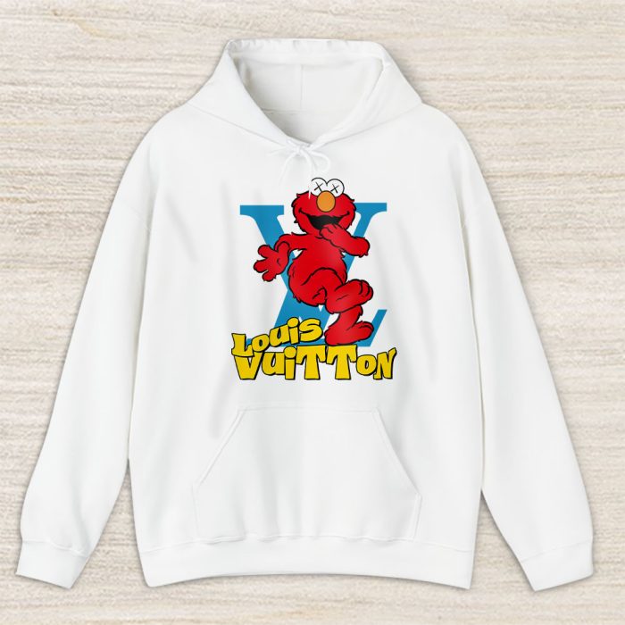 Cookie Monster And Elmo Funny Louis Vuitton Unisex Hoodie TAH24994