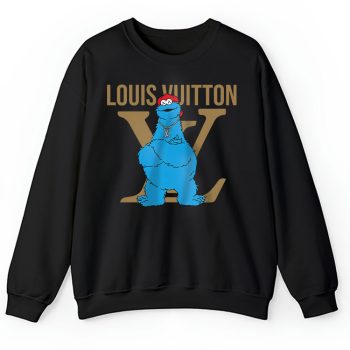 Cookie Monster And Elmo Funny Louis Vuitton Unisex Sweatshirt TAS24995