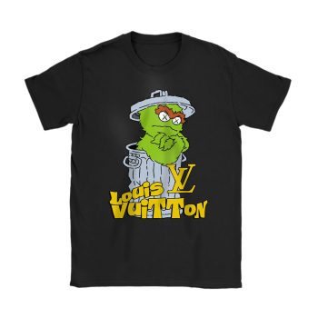Cookie Monster And Elmo Funny Louis Vuitton Unisex T-Shirt Cotton Tee TAT24996