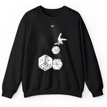 Dices Skate Street Style Offwhite Unisex Sweatshirt TAS24340