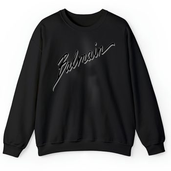Flocked Balmain Letter Logo Balmain Unisex Sweatshirt TAS24341
