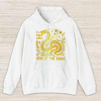 Happy Chinese New Year Gold Snake Chanel Unisex Hoodie TAH23320