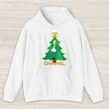 Homer Simpson Christmas Tree Chanel Unisex Hoodie TAH23329