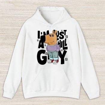 Im Just A Chill Guy Comfort Viral Dog Cartoon Fendi Unisex Hoodie TAH24356