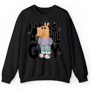 Im Just A Chill Guy Comfort Viral Dog Cartoon Fendi Unisex Sweatshirt TAS24356
