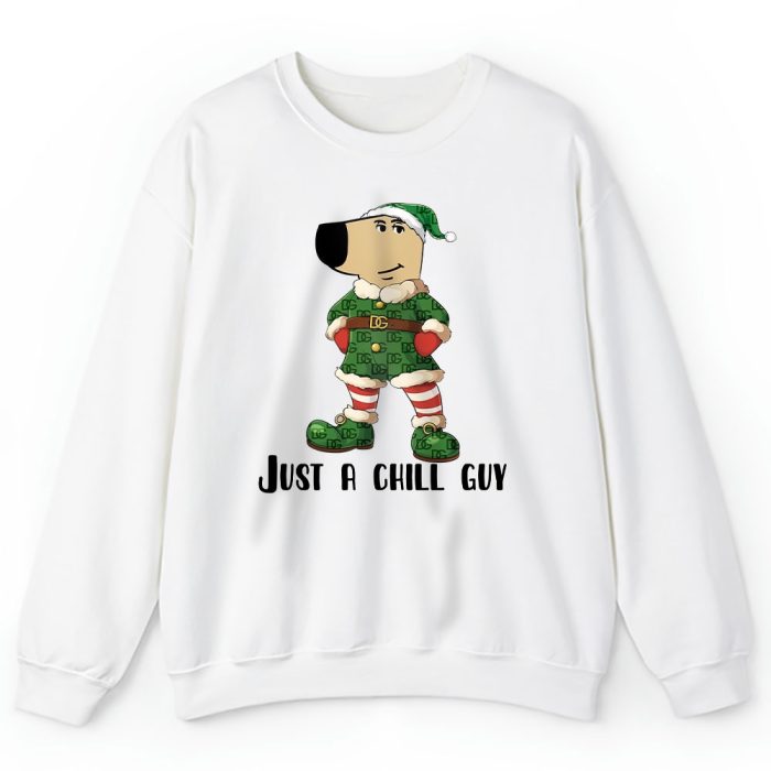 Im Just A Chill Guy Meme Dolce & Gabbana Unisex Sweatshirt TAS24379