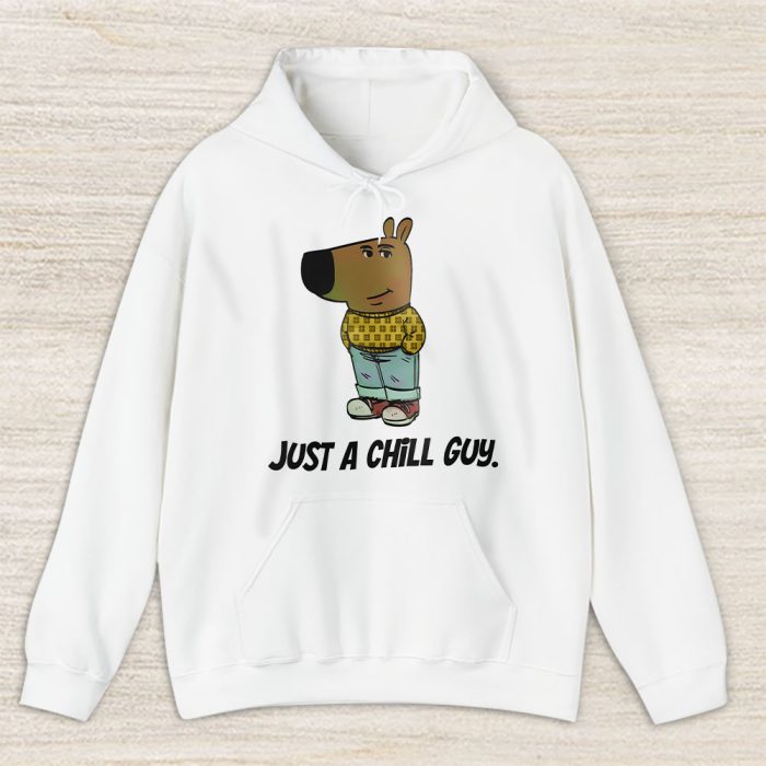 Im Just A Chill Guy Tiktok Meme Cartoon Givenchy Unisex Hoodie TAH24387