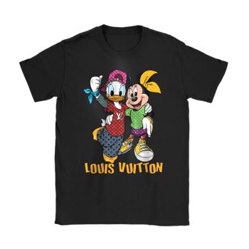 Mickey And Donald Louis Vuitton Unisex T-Shirt Cotton Tee TAT25000