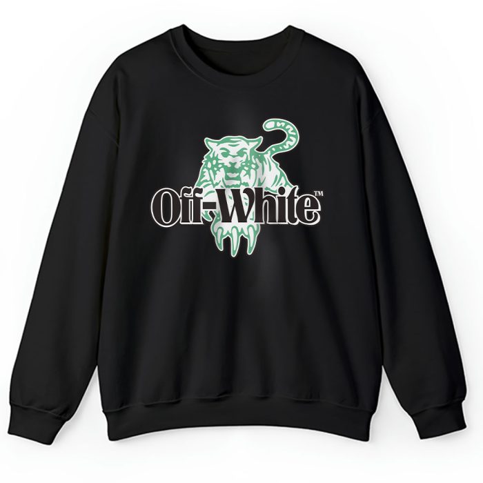 Tiger Logo And Soccerinspired Badges Offwhite Unisex Sweatshirt TAS24409