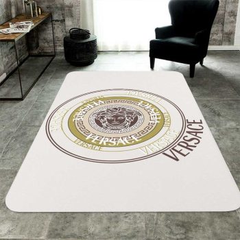 Versace Fashion Logo Luxury Brand Area Rug Carpet Floor Decor RR2707
