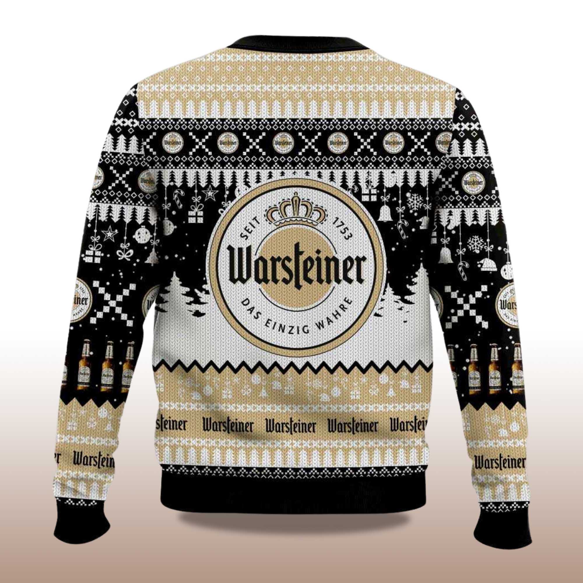 2025 Warsteiner German Beer Christmas Ugly Sweater
