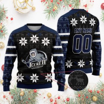 ECHL Jacksonville Icemen Special Christmas Ugly Sweater