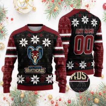 ECHL New Mexico Goatheads Special Christmas Ugly Sweater