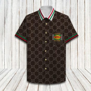 Gucci Luxury Hawaiian Shirt & Short Set LHS1044