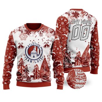 LIGA MX Atletico San Luis Special Christmas Ugly Sweater
