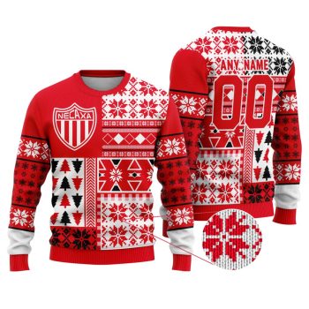 LIGA MX Club Necaxa Special Christmas Ugly Sweater