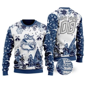 LIGA MX Club Puebla Special Christmas Ugly Sweater