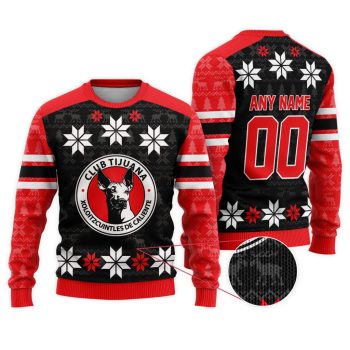 LIGA MX Club Tijuana Special Christmas Ugly Sweater