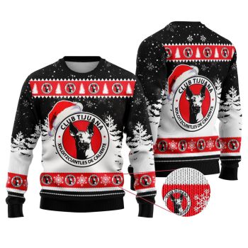 LIGA MX Club Tijuana Special Christmas Ugly Sweater