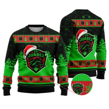 LIGA MX FC Juarez Special Christmas Ugly Sweater
