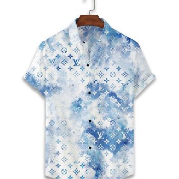 LV Louis Vuitton Luxury Hawaiian Shirt & Short Set LHS1156