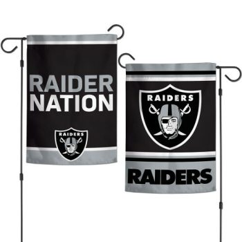 Las Vegas Raiders Double Sided Garden Flag Yard Banner