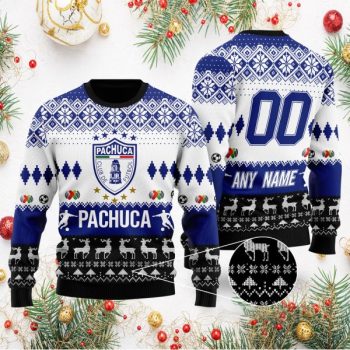 Liga MX C.F. Pachuca Personalized Name/Number Ugly Sweater