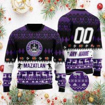 Liga MX Mazatlan F.C Personalized Name/Number Ugly Sweater