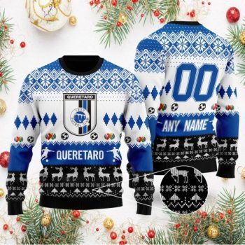 Liga MX Queretaro F.C Personalized Name/Number Ugly Sweater