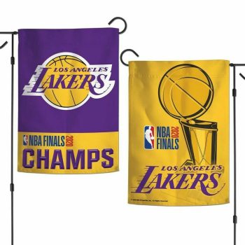 Los Angeles Lakers 2020 NBA Finals Champions 2 Sided Garden Flag Banner
