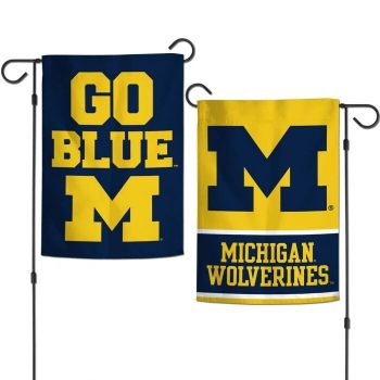 Michigan Wolverines Exclusive Double Sided Garden Flag Yard Banner NCAA