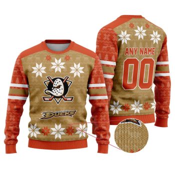 NHL Anaheim Ducks Special Ugly Sweater For Christmas