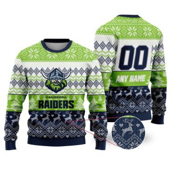 NRL Canberra Raiders Special Ugly Christmas Sweater