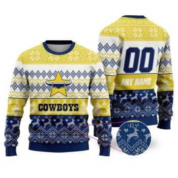 NRL North Queensland Cowboys Special Ugly Christmas Sweater