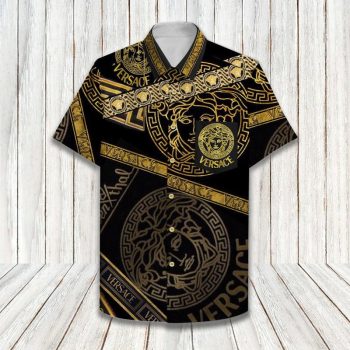 Versace Luxury Hawaiian Shirt & Short Set LHS1239