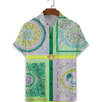 Versace Luxury Hawaiian Shirt & Short Set LHS1254